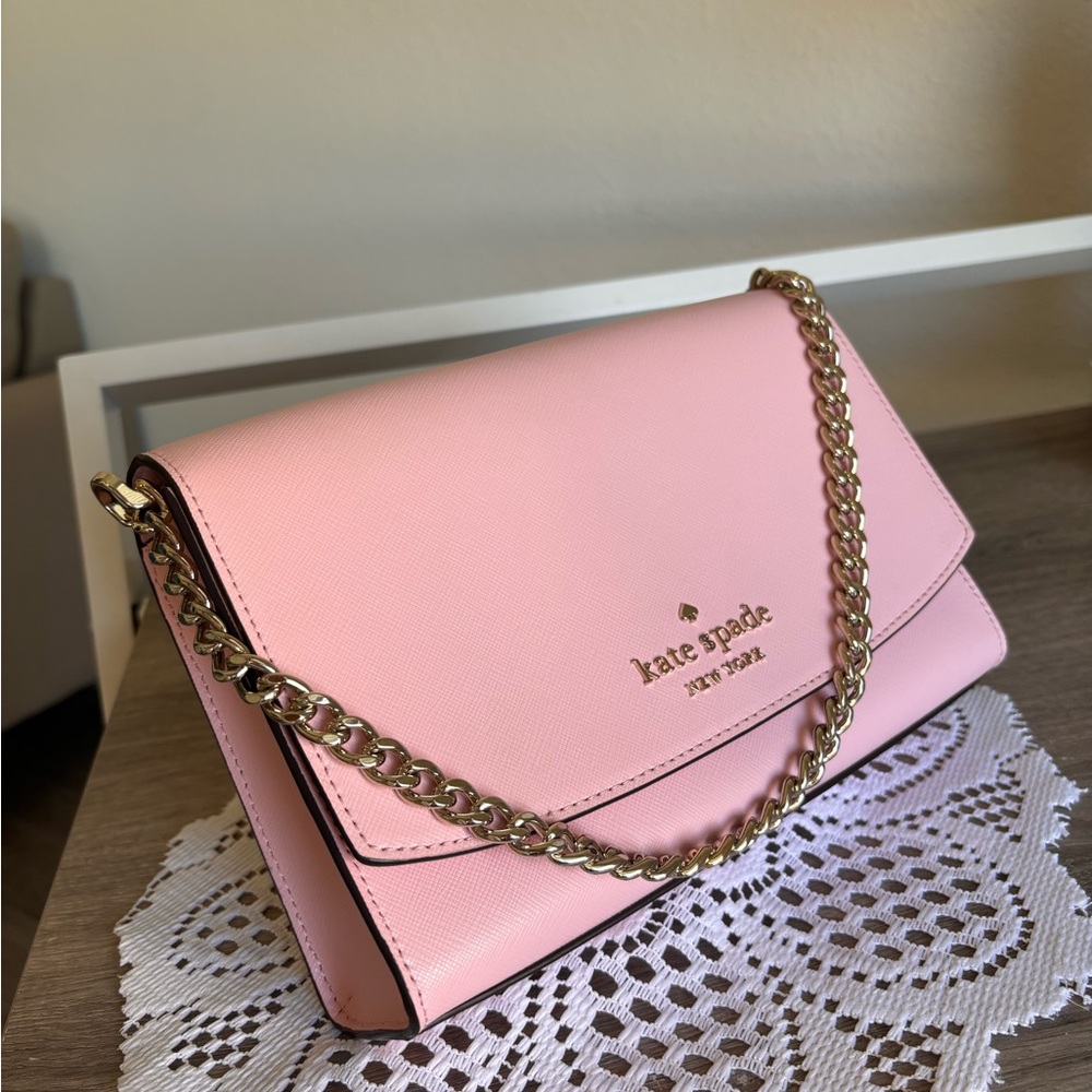 Kate Spade Pink Carson Convertible Crossbody Bag